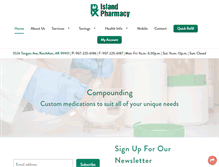 Tablet Screenshot of islandpharmacyak.com